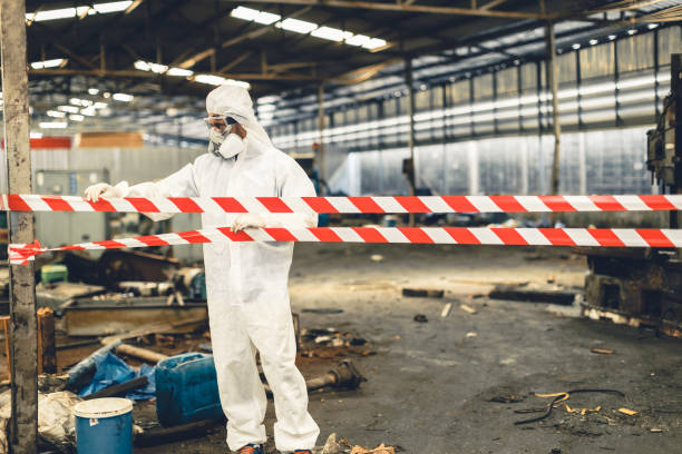 Professional Drug Lab Cleanup technician working in Brownsville, IN